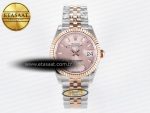 DateJust 31 278271 ARF 1:1 Best Edition 904L Steel RG Dial Stick Marker on SS/RG Jubilee Bracelet ETA 2688 - Görsel 3