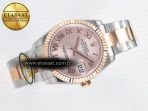 DateJust 31 278271 ARF 1:1 Best Edition 904L Steel RG Dial Stick Marker on SS/RG Oyster Bracelet ETA 2688 - Görsel 8