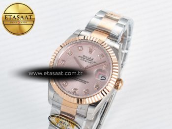 DateJust 31 278271 ARF 1:1 Best Edition 904L Steel RG Diamonds Dial on SS/RG Oyster Bracelet ETA 2688