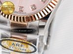 DateJust 31 278271 ARF 1:1 Best Edition 904L Steel RG Diamonds Dial on SS/RG Oyster Bracelet ETA 2688 - Görsel 13