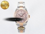 DateJust 31 278271 ARF 1:1 Best Edition 904L Steel RG Diamonds Dial on SS/RG Oyster Bracelet ETA 2688 - Görsel 3