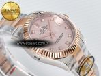 DateJust 31 278271 ARF 1:1 Best Edition 904L Steel RG Diamonds Dial on SS/RG Oyster Bracelet ETA 2688 - Görsel 7