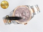 DateJust 31 278271 ARF 1:1 Best Edition 904L Steel RG Diamonds Dial on SS/RG Oyster Bracelet ETA 2688 - Görsel 8