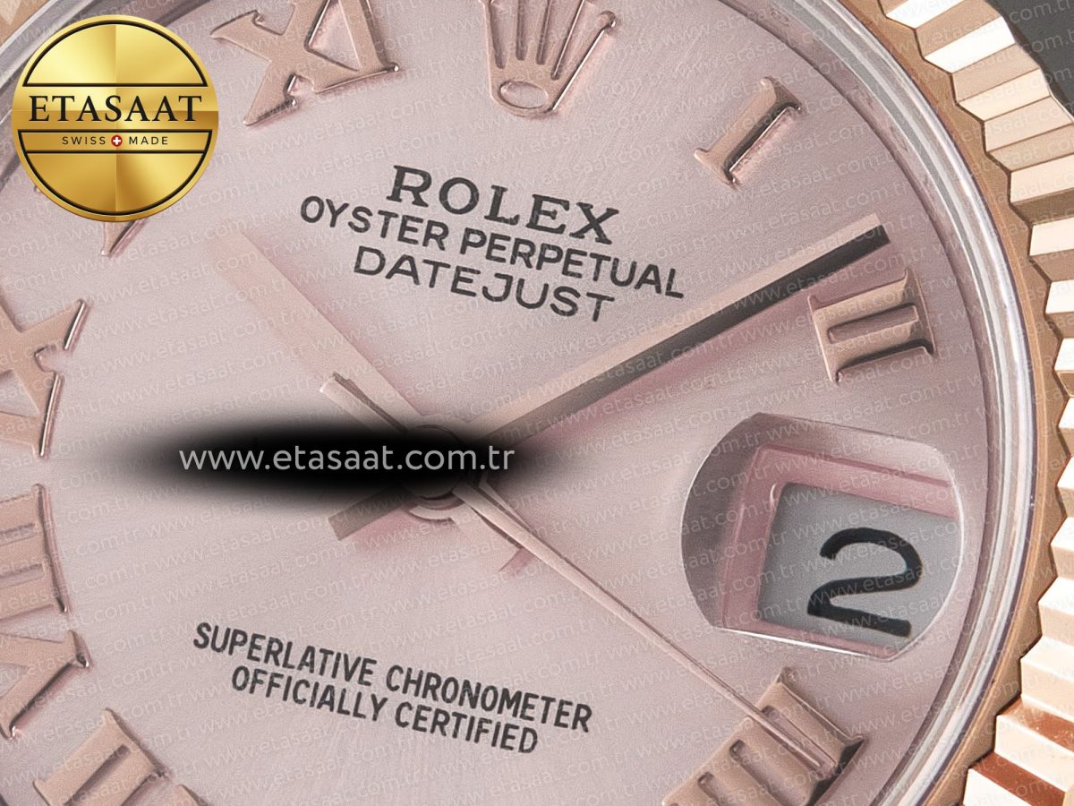 DateJust 31 278271 ARF 1:1 Best Edition 904L Steel RG Roman Dial on SS/RG Jubilee Bracelet ETA 2688 - Görsel 10