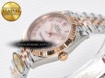 DateJust 31 278271 ARF 1:1 Best Edition 904L Steel RG Roman Dial on SS/RG Jubilee Bracelet ETA 2688 - Görsel 6