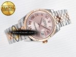 DateJust 31 278271 ARF 1:1 Best Edition 904L Steel RG Roman Dial on SS/RG Jubilee Bracelet ETA 2688 - Görsel 8
