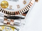 DateJust 31 278271 ARF 1:1 Best Edition 904L Steel White MOP Diamonds Dial on SS/RG Jubilee Bracelet ETA 2688 - Görsel 13
