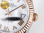 DateJust 31 278271 ARF 1:1 Best Edition 904L Steel White Roman Dial on SS/RG Jubilee Bracelet ETA 2688 - Görsel 11