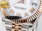 DateJust 31 278271 ARF 1:1 Best Edition 904L Steel White Roman Dial on SS/RG Jubilee Bracelet ETA 2688 - Görsel 12