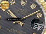 DateJust 31 278273 ARF 1:1 Best Edition 904L Steel Gray Diamonds Dial on SS/YG Jubilee Bracelet ETA 2688 - Görsel 10