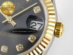 DateJust 31 278273 ARF 1:1 Best Edition 904L Steel Gray Diamonds Dial on SS/YG Jubilee Bracelet ETA 2688 - Görsel 11
