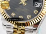 DateJust 31 278273 ARF 1:1 Best Edition 904L Steel Gray Diamonds Dial on SS/YG Jubilee Bracelet ETA 2688 - Görsel 12