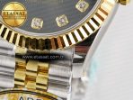 DateJust 31 278273 ARF 1:1 Best Edition 904L Steel Gray Diamonds Dial on SS/YG Jubilee Bracelet ETA 2688 - Görsel 13
