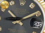 DateJust 31 278273 ARF 1:1 Best Edition 904L Steel Gray Diamonds Dial on SS/YG Oyster Bracelet ETA 2688 - Görsel 10