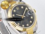 DateJust 31 278273 ARF 1:1 Best Edition 904L Steel Gray Diamonds Dial on SS/YG Oyster Bracelet ETA 2688 - Görsel 5