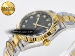 DateJust 31 278273 ARF 1:1 Best Edition 904L Steel Gray Diamonds Dial on SS/YG Oyster Bracelet ETA 2688 - Görsel 6