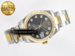 DateJust 31 278273 ARF 1:1 Best Edition 904L Steel Gray Diamonds Dial on SS/YG Oyster Bracelet ETA 2688 - Görsel 8