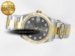 DateJust 31 278273 ARF 1:1 Best Edition 904L Steel Gray Diamonds Dial on SS/YG Oyster Bracelet ETA 2688 - Görsel 9