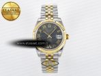 DateJust 31 278273 ARF 1:1 Best Edition 904L Steel Gray Roman Diamonds Dial on SS/YG Jubilee Bracelet ETA 2688 - Görsel 3