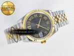 DateJust 31 278273 ARF 1:1 Best Edition 904L Steel Gray Roman Diamonds Dial on SS/YG Jubilee Bracelet ETA 2688 - Görsel 8