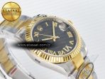 DateJust 31 278273 ARF 1:1 Best Edition 904L Steel Gray Roman Diamonds Dial on SS/YG Oyster Bracelet ETA 2688 - Görsel 7