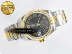 DateJust 31 278273 ARF 1:1 Best Edition 904L Steel Gray Roman Diamonds Dial on SS/YG Oyster Bracelet ETA 2688 - Görsel 8