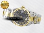 DateJust 31 278273 ARF 1:1 Best Edition 904L Steel Gray Roman Diamonds Dial on SS/YG Oyster Bracelet ETA 2688 - Görsel 9