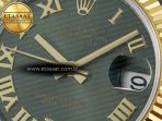 DateJust 31 278273 ARF 1:1 Best Edition 904L Steel Green Roman Diamonds Dial on SS/YG Jubilee Bracelet ETA 2688 - Görsel 10