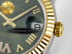 DateJust 31 278273 ARF 1:1 Best Edition 904L Steel Green Roman Diamonds Dial on SS/YG Jubilee Bracelet ETA 2688 - Görsel 11
