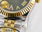 DateJust 31 278273 ARF 1:1 Best Edition 904L Steel Green Roman Diamonds Dial on SS/YG Jubilee Bracelet ETA 2688 - Görsel 13