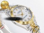 DateJust 31 278273 ARF 1:1 Best Edition 904L Steel Silver Diamonds Dial on SS/YG Jubilee Bracelet ETA 2688 - Görsel 7