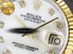 DateJust 31 278273 ARF 1:1 Best Edition 904L Steel White MOP Dial on SS/YG Oyster Bracelet ETA 2688 - Görsel 10