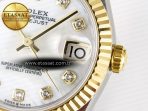 DateJust 31 278273 ARF 1:1 Best Edition 904L Steel White MOP Dial on SS/YG Oyster Bracelet ETA 2688 - Görsel 11