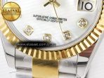 DateJust 31 278273 ARF 1:1 Best Edition 904L Steel White MOP Dial on SS/YG Oyster Bracelet ETA 2688 - Görsel 12
