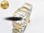 DateJust 31 278273 ARF 1:1 Best Edition 904L Steel White MOP Dial on SS/YG Oyster Bracelet ETA 2688 - Görsel 2