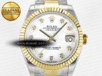 DateJust 31 278273 ARF 1:1 Best Edition 904L Steel White MOP Dial on SS/YG Oyster Bracelet ETA 2688 - Görsel 5