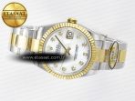 DateJust 31 278273 ARF 1:1 Best Edition 904L Steel White MOP Dial on SS/YG Oyster Bracelet ETA 2688 - Görsel 9