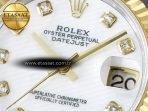 DateJust 31 278273 ARF 1:1 Best Edition 904L Steel White MOP Diamonds Dial on SS/YG Jubilee Bracelet ETA 2688 - Görsel 10