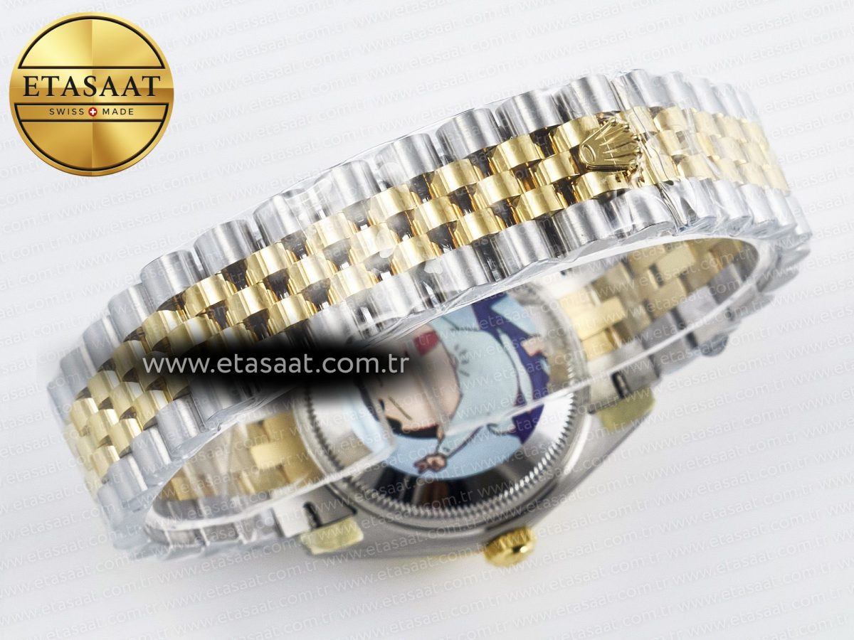 DateJust 31 278273 ARF 1:1 Best Edition 904L Steel White MOP Diamonds Dial on SS/YG Jubilee Bracelet ETA 2688 - Görsel 16