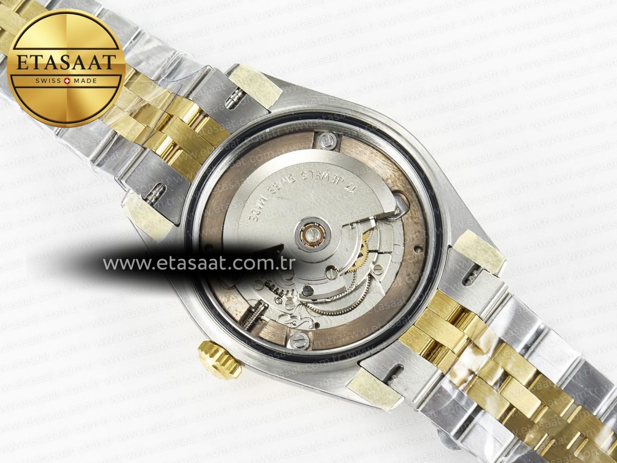 DateJust 31 278273 ARF 1:1 Best Edition 904L Steel White MOP Diamonds Dial on SS/YG Jubilee Bracelet ETA 2688 - Görsel 19