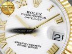 DateJust 31 278273 ARF 1:1 Best Edition 904L Steel White Roman Dial on SS/YG Jubilee Bracelet ETA 2688 - Görsel 10