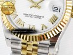 DateJust 31 278273 ARF 1:1 Best Edition 904L Steel White Roman Dial on SS/YG Jubilee Bracelet ETA 2688 - Görsel 12