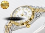 DateJust 31 278273 ARF 1:1 Best Edition 904L Steel White Roman Dial on SS/YG Jubilee Bracelet ETA 2688 - Görsel 6
