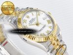 DateJust 31 278273 ARF 1:1 Best Edition 904L Steel White Roman Dial on SS/YG Jubilee Bracelet ETA 2688 - Görsel 7