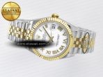 DateJust 31 278273 ARF 1:1 Best Edition 904L Steel White Roman Dial on SS/YG Jubilee Bracelet ETA 2688 - Görsel 9
