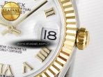 DateJust 31 278273 ARF 1:1 Best Edition 904L Steel White Roman Dial on SS/YG Oyster Bracelet ETA 2688 - Görsel 11