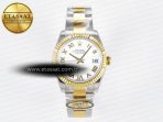 DateJust 31 278273 ARF 1:1 Best Edition 904L Steel White Roman Dial on SS/YG Oyster Bracelet ETA 2688 - Görsel 3