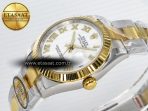DateJust 31 278273 ARF 1:1 Best Edition 904L Steel White Roman Dial on SS/YG Oyster Bracelet ETA 2688 - Görsel 6