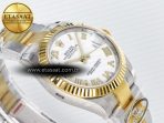 DateJust 31 278273 ARF 1:1 Best Edition 904L Steel White Roman Dial on SS/YG Oyster Bracelet ETA 2688 - Görsel 7