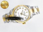 DateJust 31 278273 ARF 1:1 Best Edition 904L Steel White Roman Dial on SS/YG Oyster Bracelet ETA 2688 - Görsel 8